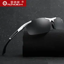 Raydem Aluminum Sunglasses Polarized Lens Men Sun Glasses Mirror Male Driving Fishing Outdoor Eyewears Accessories 8530