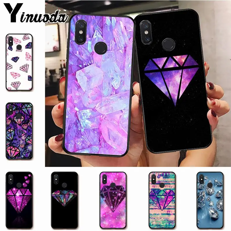 

Yinuoda Crystal Diamond Diy Cell Phone Case for xiaomi redmi 7 5plus 6pro 6a 4x go note5 note7 note6pro mi8se 9se coque