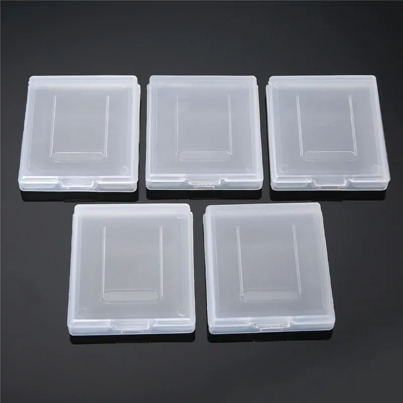 Mayitr 5PCS White Plastic Game Card Case High Quality Game Cartridge Cases Boxes for Nintendo Gameboy GBC