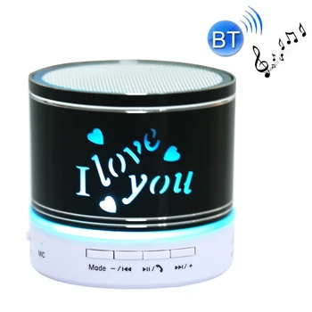 

New Mini Portable BT Stereo Speaker with Built-in MIC & RGB LED Sensing Distance: 10m