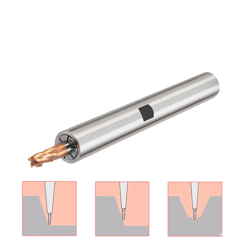 

1pcs slim collet chuck ST10 ST12 DC6 120L /ST12-DC6-150 /ST16 DC6/ ST20 DC8 pull back extension adapter toolholder post pull
