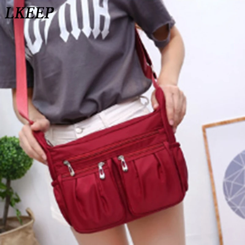 

Korean Fashion Trend Large Pocket Casual Handbags Women's High Quality Oxford Textile Shoulder Bag Shoulder Bag For Women