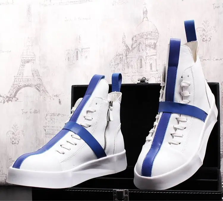 38 Altos Celebridades Lazer Homens Errfc Grosso Para Web Curtas vermelho Casuais Outono Sapatos 43 Botas Hop Jovens Azul Fundo Platfrom De xaxTOCw