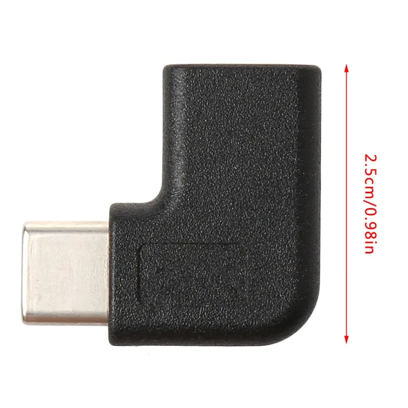 90 градусов под прямым углом USB 3,1 type C штекер к гнезду USBC адаптер конвертер Прямая поставка