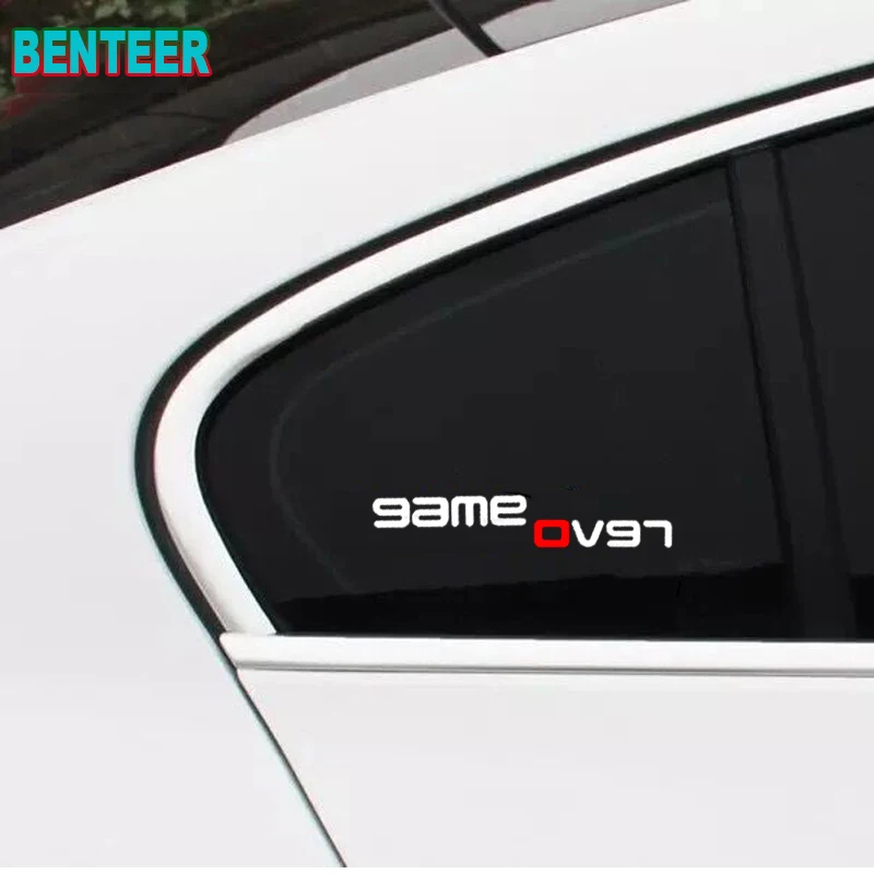 Автомобильная наклейка на окна 2 шт. для revo volkswagen golf 7 passat B5 B6 B7 Golf MK4 MK6 MK7 CC R20 R32