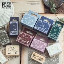 Креативные деревянные штампы для рукоделия деревянные и резиновые штампы для скрапбукинга канцелярские стандартные штампы