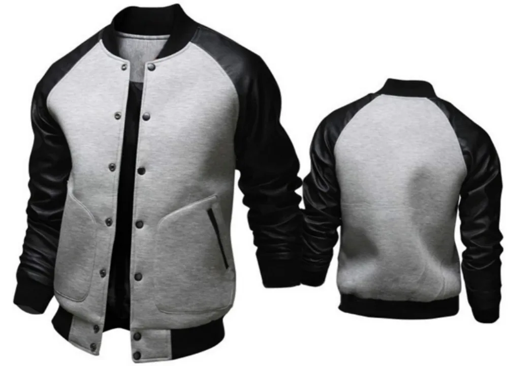 ZOGAA Men's Jacket Spring Autumn Patchwork Casual Coat Baseball Uniform Slim Men Brand Clothing Fashion Coats Male Outerwear