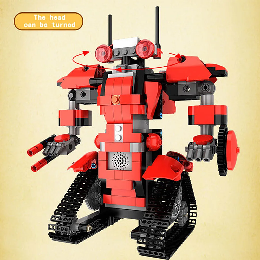 

BB13001 RC Robot M1 M2 M3 M4 392 PCS DIY 2.4G Smart Remote Control Building Block RC Robots Toys for Children