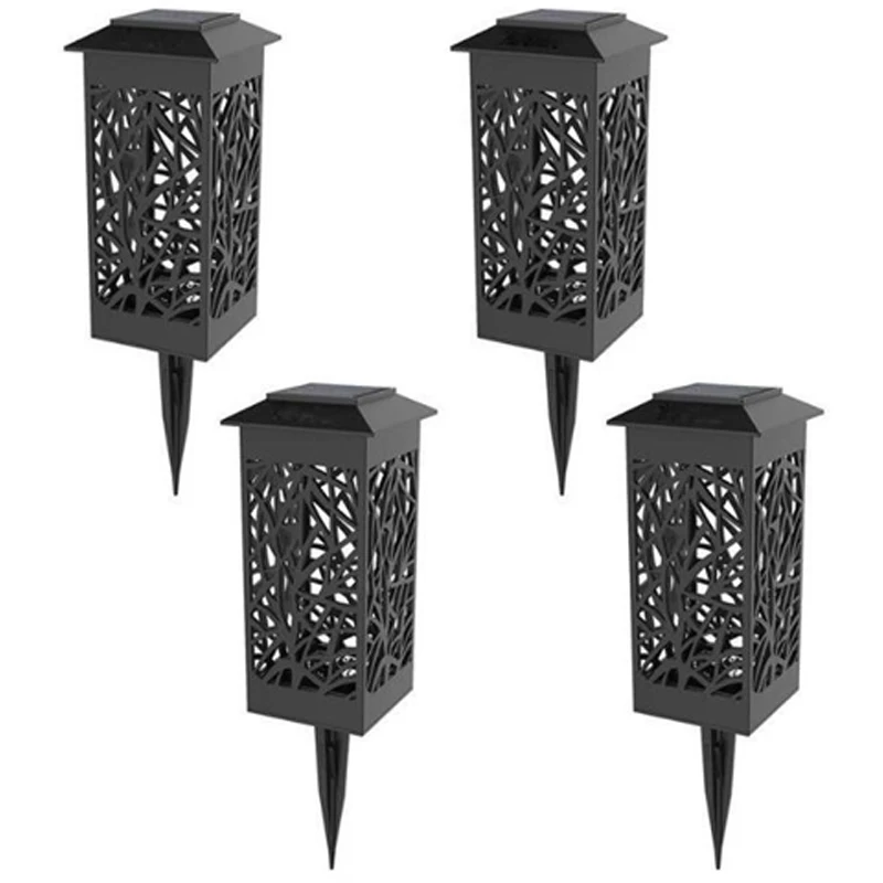 LED hollow solar light Solar Lawn Lights Outdoor Waterproof Led Lawn Insertion Light Landscape Garden lamp for Villa Yard Path (2)