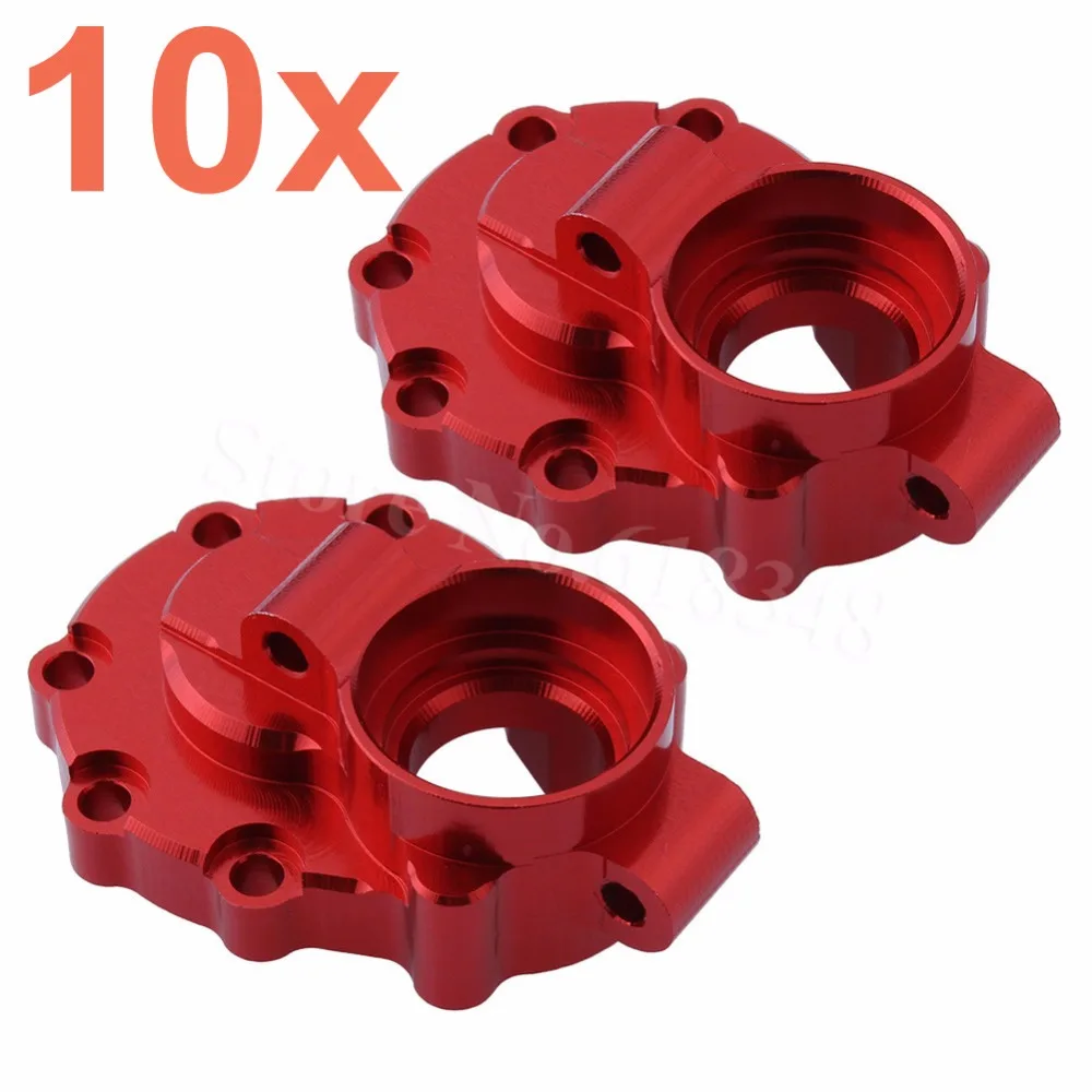 2 Piece Red Alloy Front Drive Housing Inner for TRAXXAS TRX4 RC1:10 Model Car