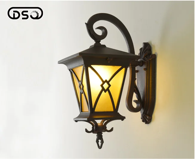 Уличная настенная лампа DSQ Водонепроницаемая настенная лампа для коридора, прохода, дворца