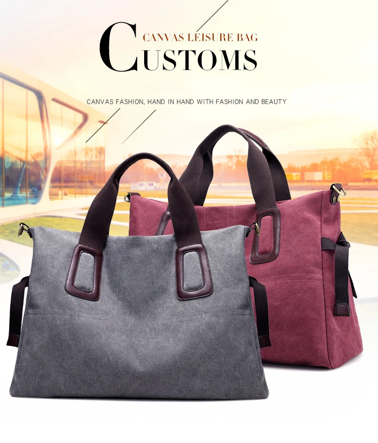 Новые повседневные сумки, женские ручные сумки, женская Роскошная сумочка, модная дорожная сумка-мессенджер, брезентовый клатч для покупок, модная сумка большой емкости