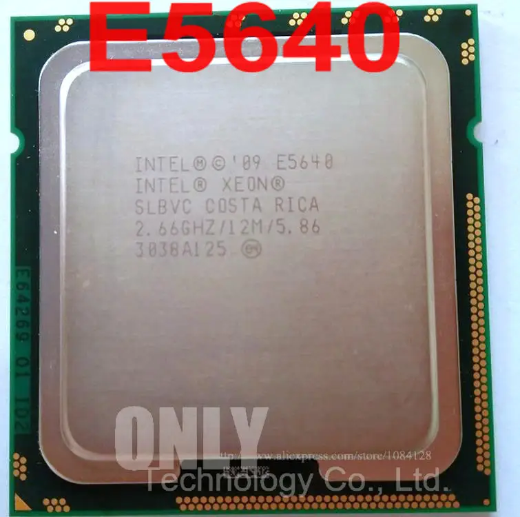 Intel E5640 Процессор SLBVC 2,66 ГГц quad-core 12 Мб кэш-память 80 Вт LGA1366 процессор