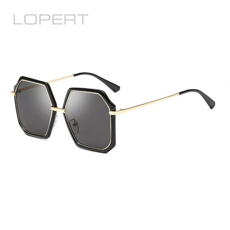 Солнцезащитные очки LOPERT из Оушена, женские очки с полигоном, брендовые дизайнерские маленькие квадратные солнцезащитные очки для вождения, рыбалки, солнцезащитные очки, женские UV400
