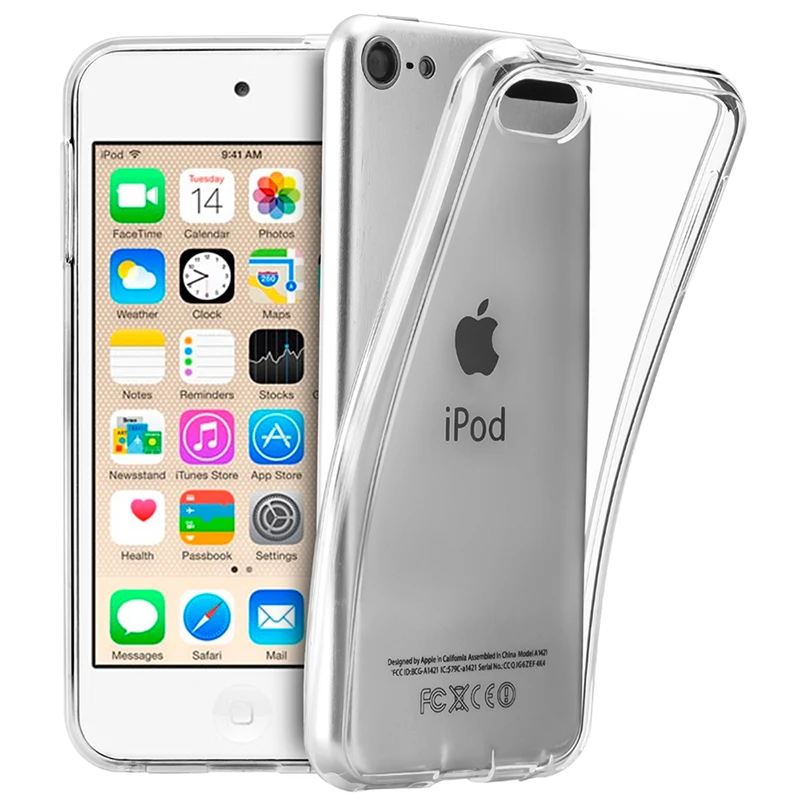 For iPod Touch 7 Case Soft Silicone TPU Transparent Protective Back Cover 5 6 iTouch |