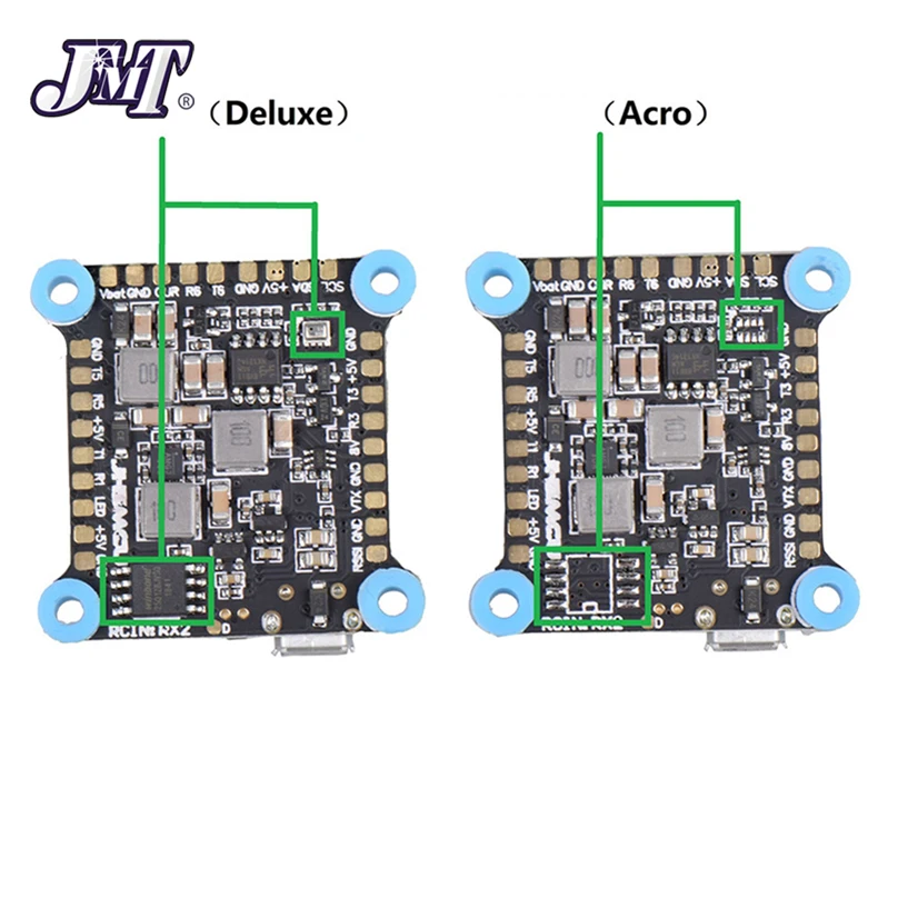 JMT 30 5x30 5 мм двойной гироскоп F7 F4 Контроллер полета AIO OSD 5В 8В BEC и черный ящик для