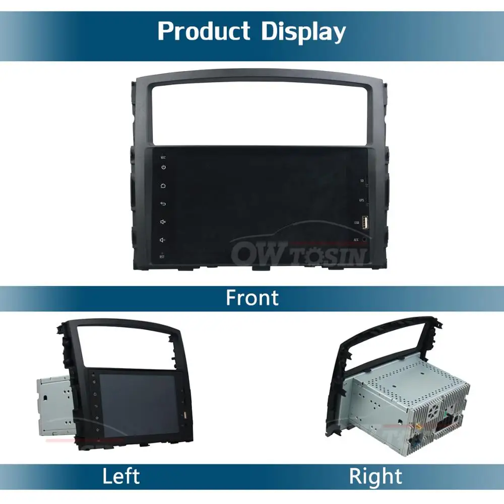 Clearance 8" IPS 8 Core 4GB RAM+64GB ROM Android 9.0 Car DVD Radio GPS Navi For Mitsubishi Pajero V97 V93 2006-2015 DSP CarPlay Parrot BT 4