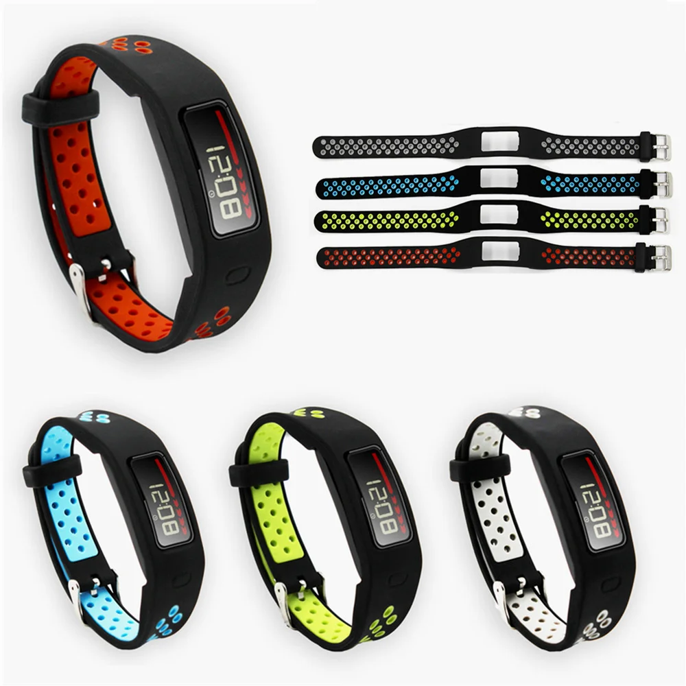 Новые силиконовые спортивные Смарт часы ремешок для Garmin Vivofit 1 Умный Браслет