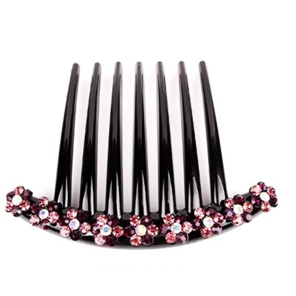 Rhinestone Bobby Pins Crystal Hair Clip Hair Female Wedding Bridal Hair Pins for Women Head Jewelry Korean Accessories Comb