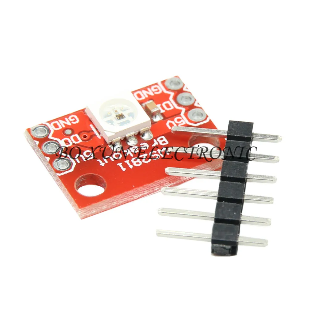 DIY Module Kit LED Crystal Energy Ring Module Kit DIY WS2812 Full Color RGB DIY Circuit Board