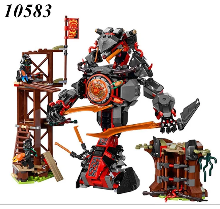 

Compatible Legoe Ninjagoes 70626 Bela 10583 734pcs Ninjago Dawn Of Iron Doom Figure building blocks Bricks toys for children