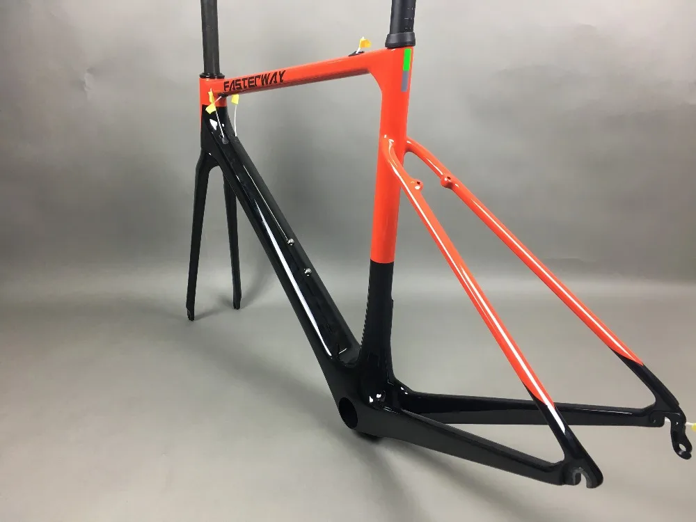 Top 2019 design super light FASTERWAY classic carbon road frameset D Brake carbon bike frame:Frameset+Seatpost+Fork+Clamp+Headset 150