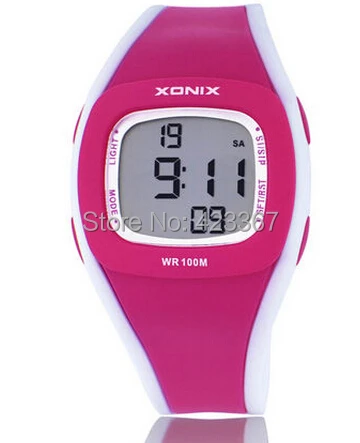 

Women Sports Watches Digital Waterproof 100m Swim Watch Led Light Chronograph Girls Sports Watch Outdoor Wristwatch