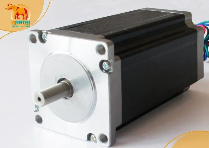 Лучшие продажи! Wantai 4 оси Nema 23 шаговый двигатель двойной вал WT57STH115 3004B 425oz in +