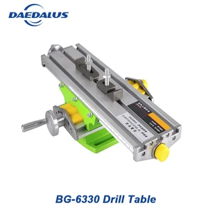Тисках 6330 дрель Таблица Мини Многофункциональный поперечный Рабочий стол XY-регулирование оси Таблица координат для фрезерные машины - изображение