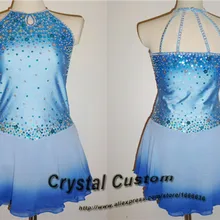 Обувь для девочек фигурное катание платье бренд Vogue соревнования по фигурному катанию платье для Для женщин индивидуальные dr3232