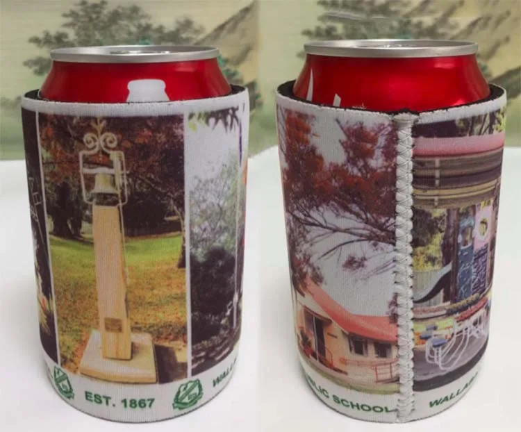 50pcs/lot Promotional Custom Printed Stubby Holders Can Coolers Dye