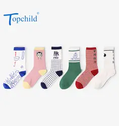 Topchild Мужские Женские носки Japanism art illustrations Носки happy fashion зимние толстые теплые счастливые унисекс повседневные носки забавные