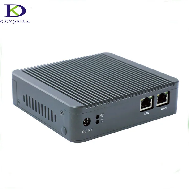 Newest Mini PC Computer Celeron J1800 2.41GHz Dual Lan Industrial PC Thin Client No Fan Design Micro PC 1*VGA 2*NIC Windows7 OS