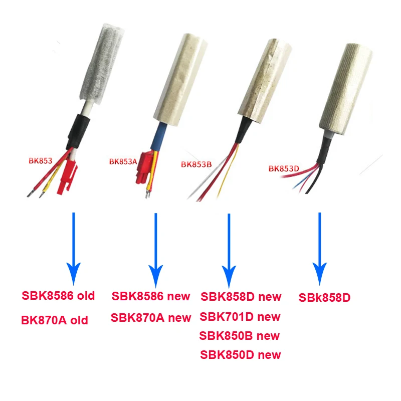 500 W фена ядро Отопление для SBK8586 BK870A SBK858D SBK701D SBK850B SBK850D паяльной станции Нагревательный элемент Замена