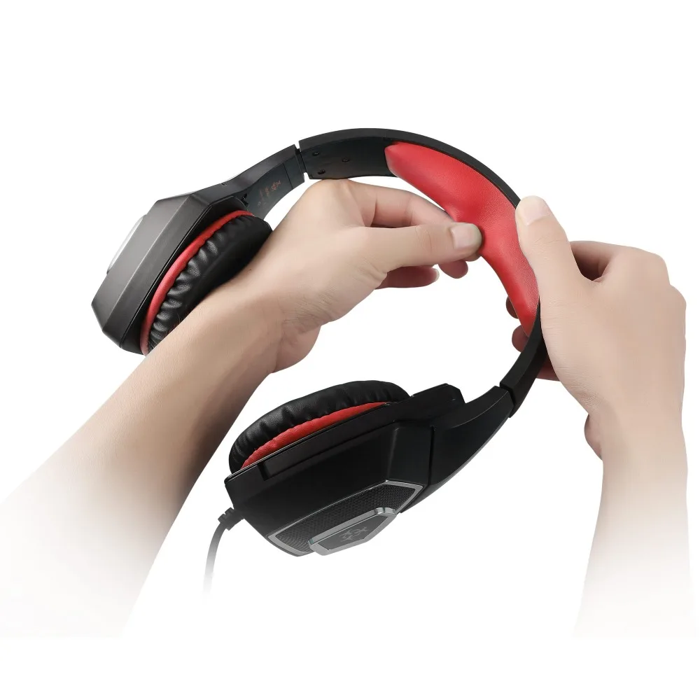 ONIKUMA V1 Headset Over ear Stereo Game headphones with Mic LED Light Casque Headset for PC PS4 Xbox One