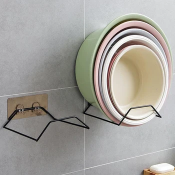 

1pc Bathtub Hooks Strong Organizer Towel Hooks Holders Stainless Anti Rust Washbasin Hooks Holder Adhesive Storage Rack Hanger
