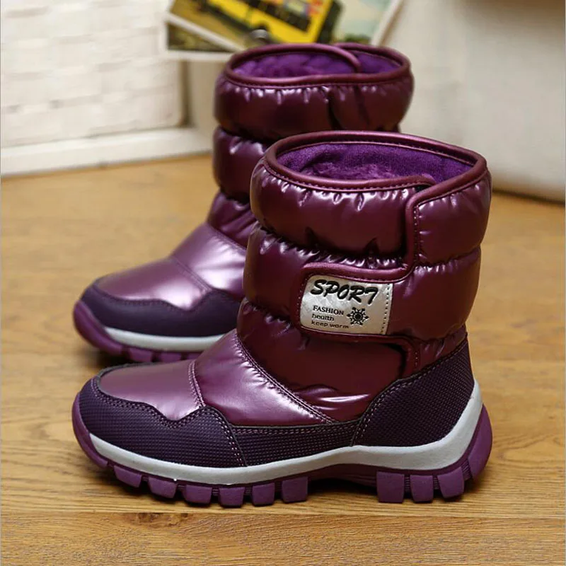 

2016 boys & girls boots winter shoes Children snow boots waterproof warm kids boots boys & girls snow boots slip-resistant 06
