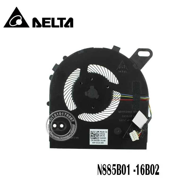 

New and Original laptop CUP fan for DELL inspiron 15 7560 15-7560 laptop CPU cooling Fan COOLER W0J85 0W0J85 DC028000ICR0