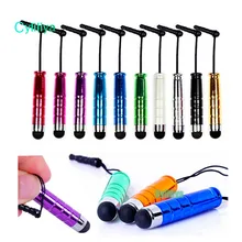 100 шт Универсальный пластмассовый Стилус ручка с сенсорным экраном для iPad для iPhone для samsung Tablet PC-Прямая