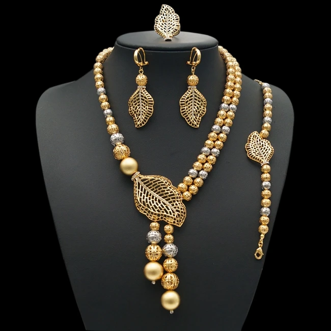 

Yulaili China Factory Gold Rope Chain Stone Dubai Jewelry Sets