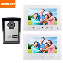 7 Inch Monitor Video Door Phone Intercom Doorbell System waterproof night vision Camera Video doorphone Interphone Kit 2-Monitor