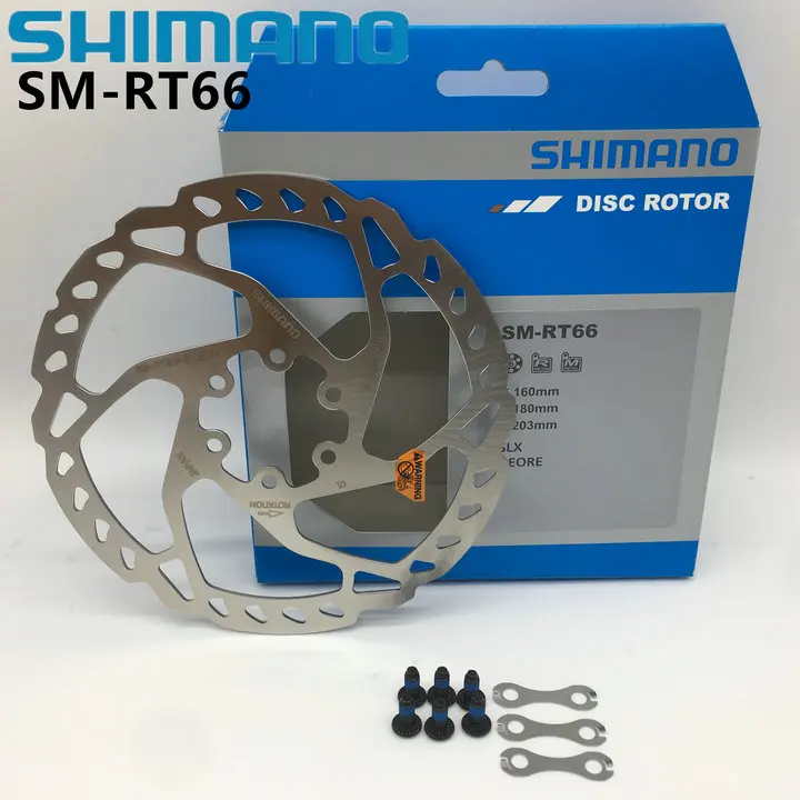 

Shimano SLX ZEE DEORE SM-RT66 Disc Brake Rotor 160mm 180mm 203mm MTB 6 Bolt RT66 Disc Brake Rotors 6" 7" 8" Cycling Groupset