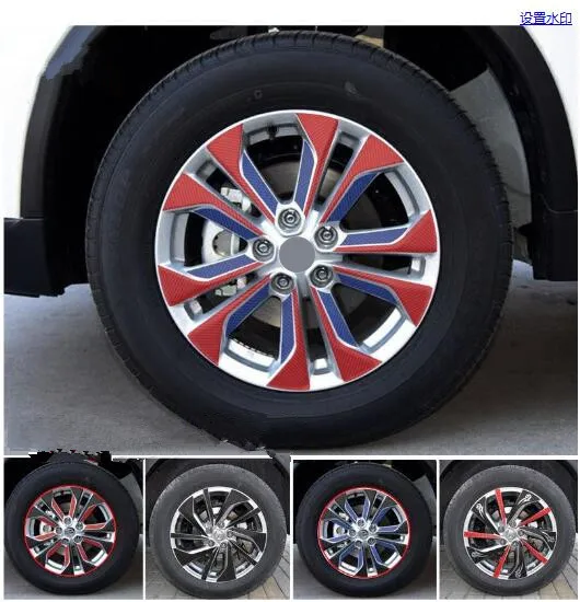 

Flowers Carbon Fibre Wheel /Rims Sticker For Nissan X-Trail 2014 Z2CA690