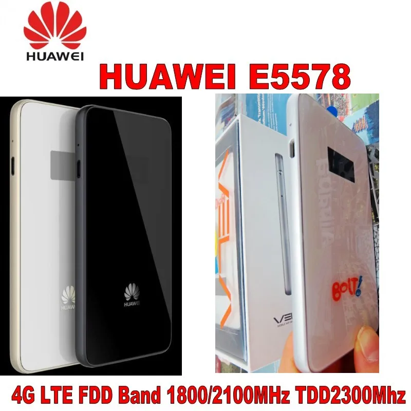 Оригинальный разблокированный Huawei E5578 CAT4 150 Мбит/с 4G LTE FDD 1800/2100 МГц TDD 2300