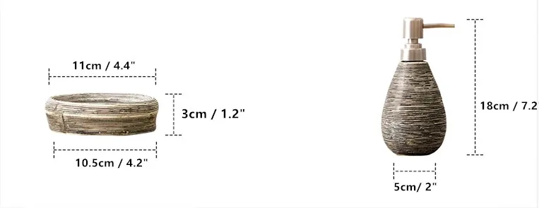 Керамический дозатор для мыла из древесных зерен, Коробка для мыла, бутылка для жидкости для мытья рук, набор из четырех предметов, аксессуары для ванной комнаты