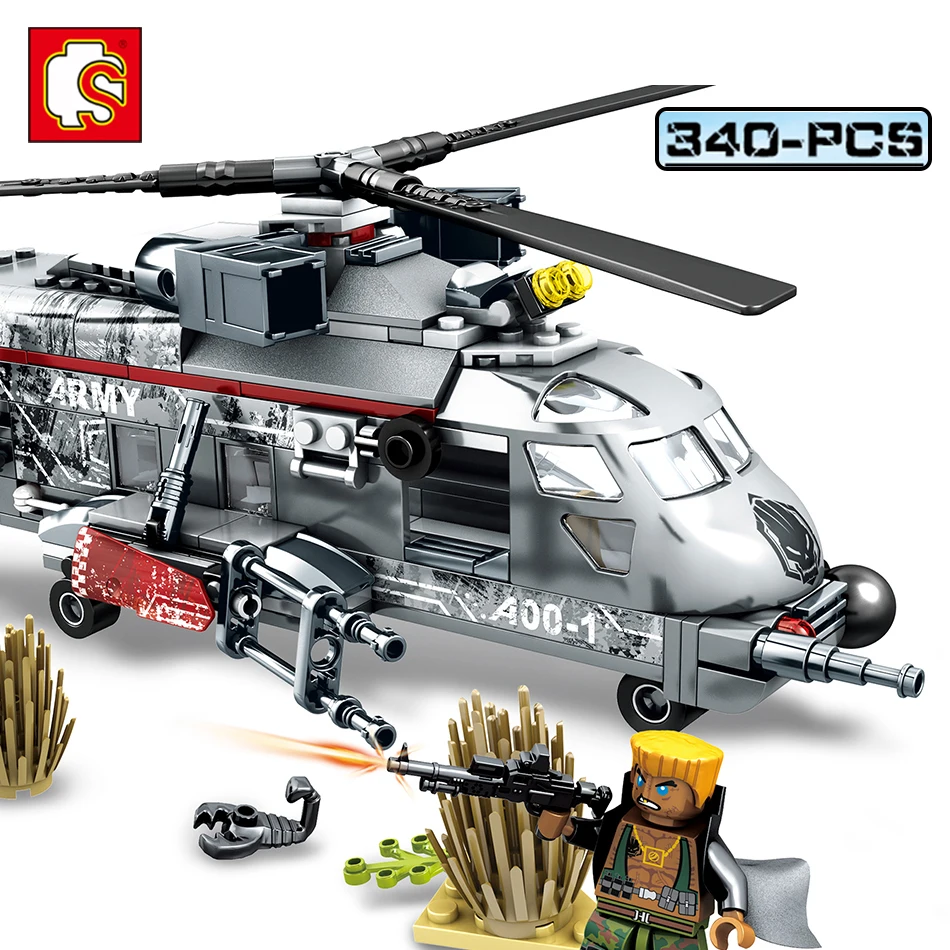 Sembo Block 340pcs Military Special Forces War Compatible Legoe Military font b Toy b font Army
