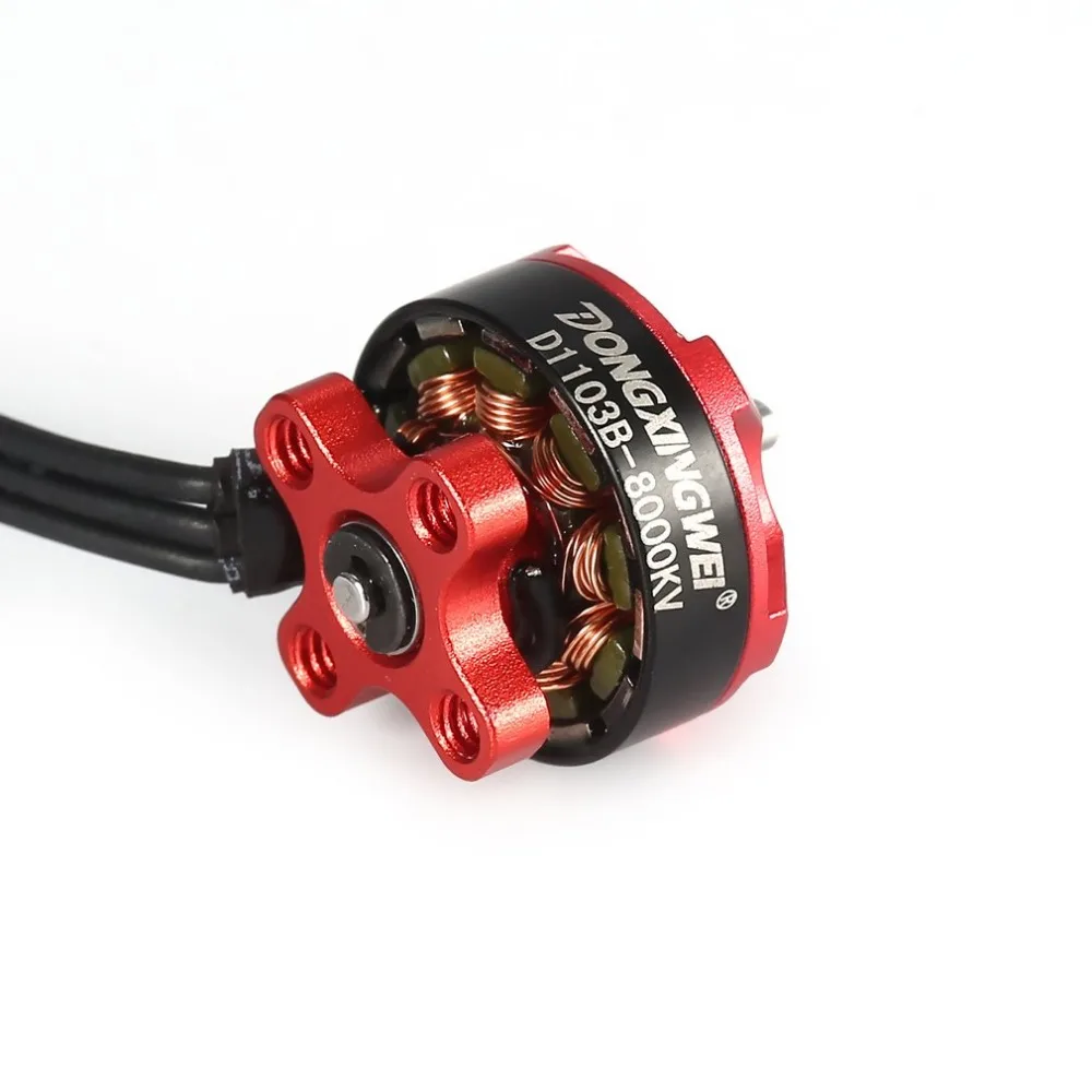 4 шт CW КНО D1103B 8000KV 1-3 S Электрический Бесколлекторный двигатель для RC 80 90 100 мм микро FPV Дрон мультиротор воздушный Квадрокоптер