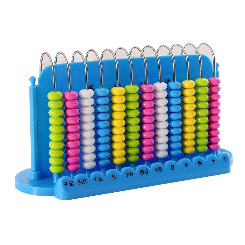 kids counting beads