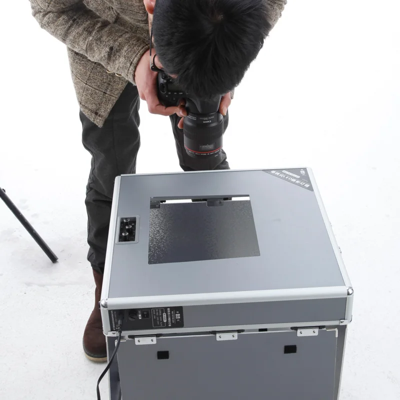 US $220.50 NanGuang 62CM NGT6240 Led CD50 Led Small Studio Shooting Photograph Box Set Softboxes Led Photo Box Large Size Lightbox