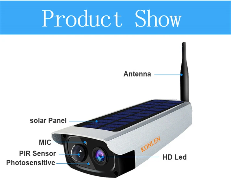 Solar WIFI 1080P IP Camera(14)
